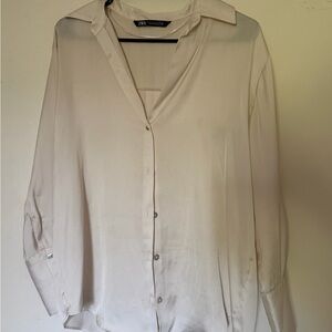 Zara Ivory Blouse